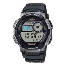 Мъжки часовник Casio WORLD TIME ILLUMINATOR Черен (Ø 43 mm)