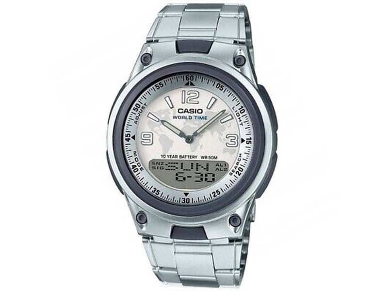 Мъжки часовник Casio ILLUMINATOR TELEMEMO 30 Сребрист (Ø 40 mm)