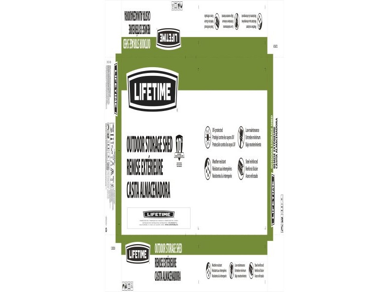 Кабина Lifetime 60190 Навън 214 x 227 x 213 cm