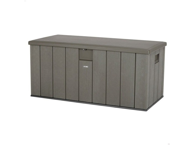 Градински съндък за съхранение Lifetime Кафяв 570 L 150 x 69 x 72 cm Стомана Пластмаса