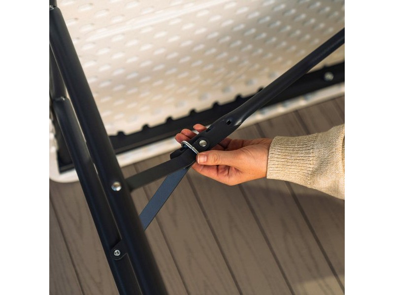 Сгъваема масичка Lifetime Бял 152 x 74 x 76 cm