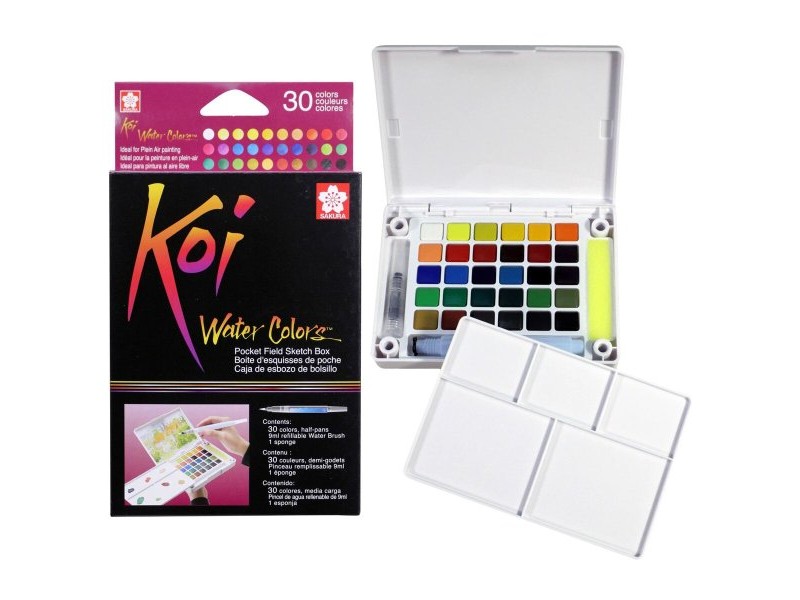 Комплект Водоразтворими Бои Talens Art Creation Sakura Koi Water Colors Многоцветен