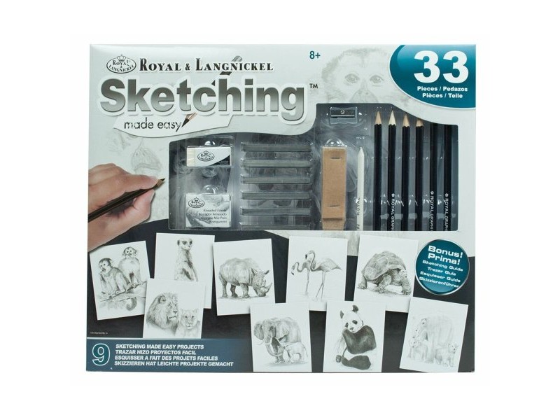 Комплект за Рисуване Royal & Langnickel SKETCHING MADE EASY 33 Части
