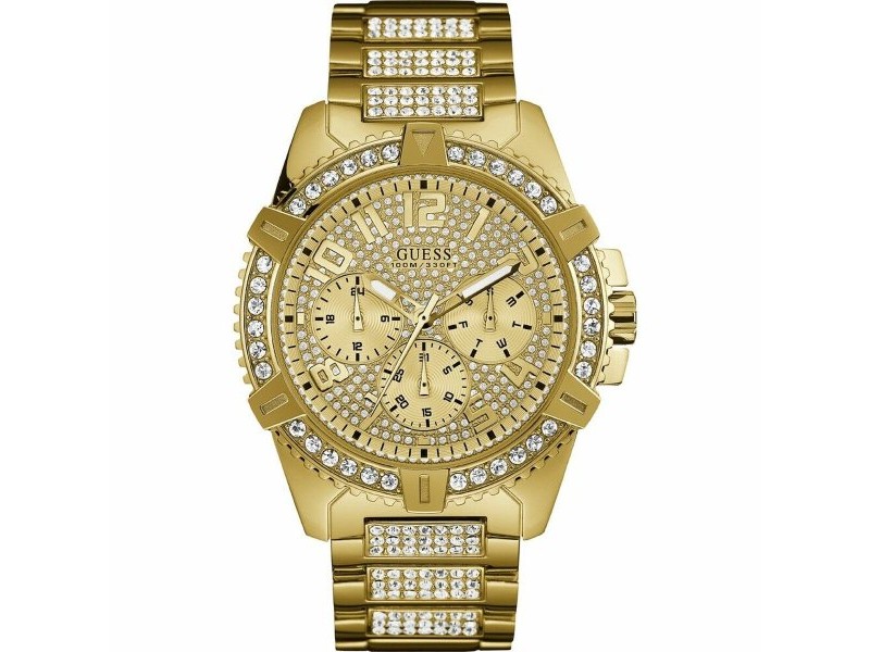 Мъжки часовник Guess W0799G2 Злато