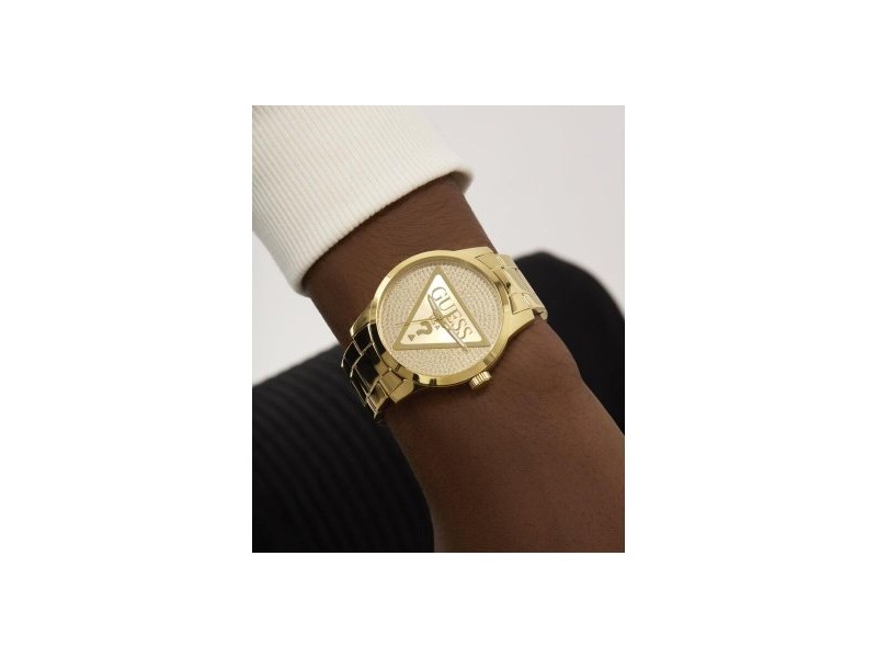 Мъжки часовник Guess BADGE Златен