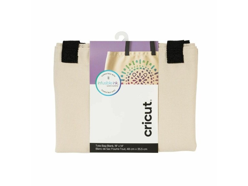Чанта за пазаруване Cricut Tote Bag Черен Бежов