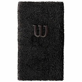 Спортна Лента за Китка Wilson Extra Wide Черен