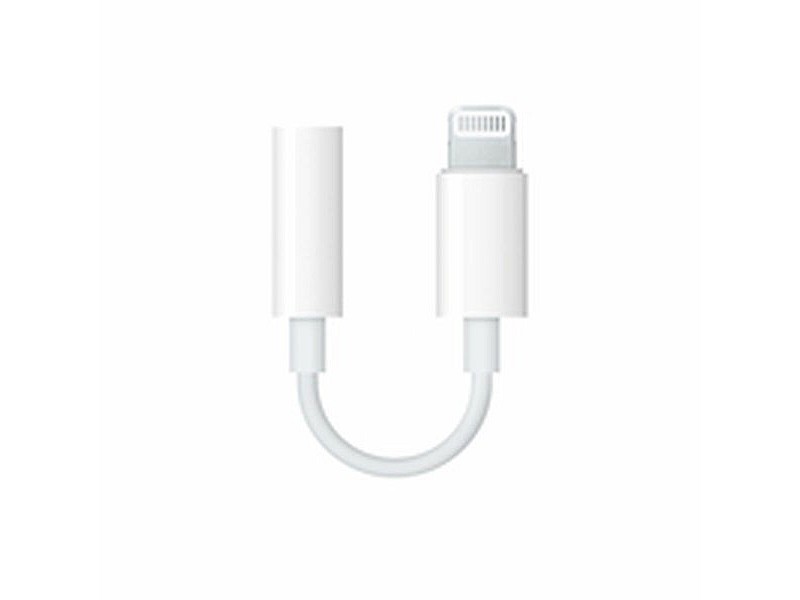 Аудио Кабел Жак към Lightning Apple MMX62ZM/A Бял