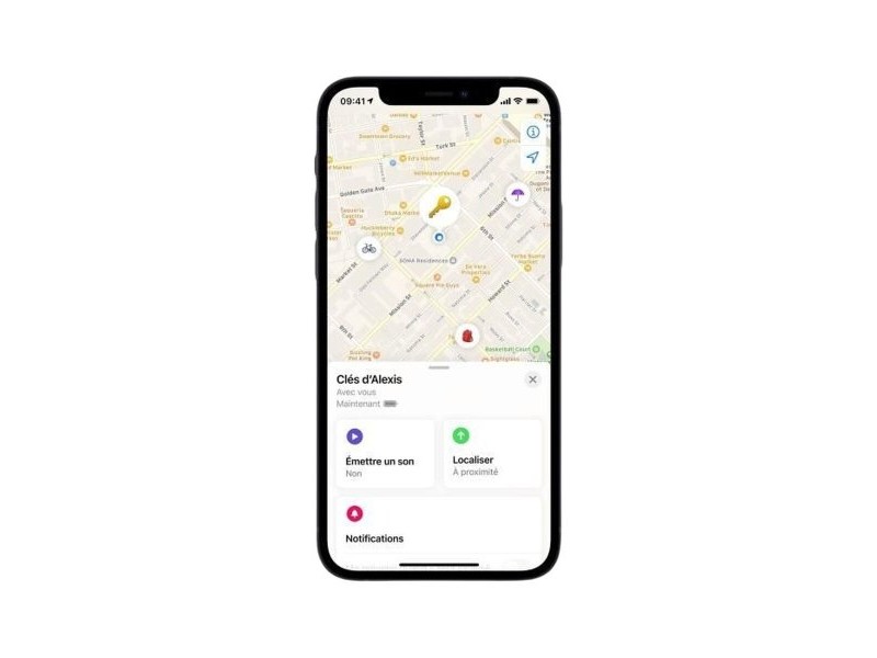 GPS Локатор Apple AirTag Бял