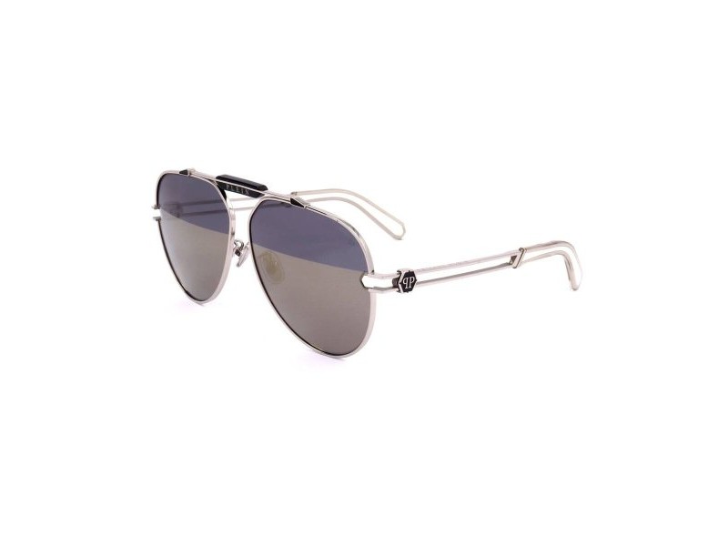Мъжки слънчеви очила PHILIPP PLEIN SPP048M SHINY PALLADIUM