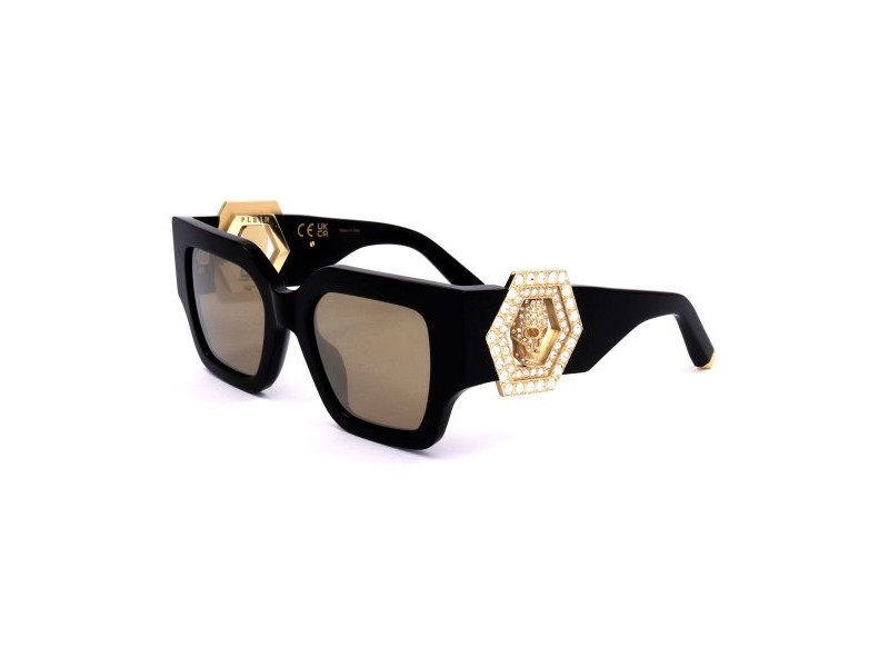Дамски слънчеви очила PHILIPP PLEIN SPP103S SHINY GREY GOLD