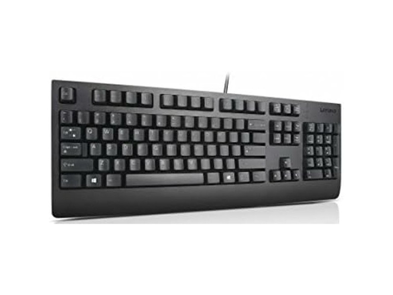 Клавиатура Lenovo 4X30M86918 Испанска Qwerty Черен