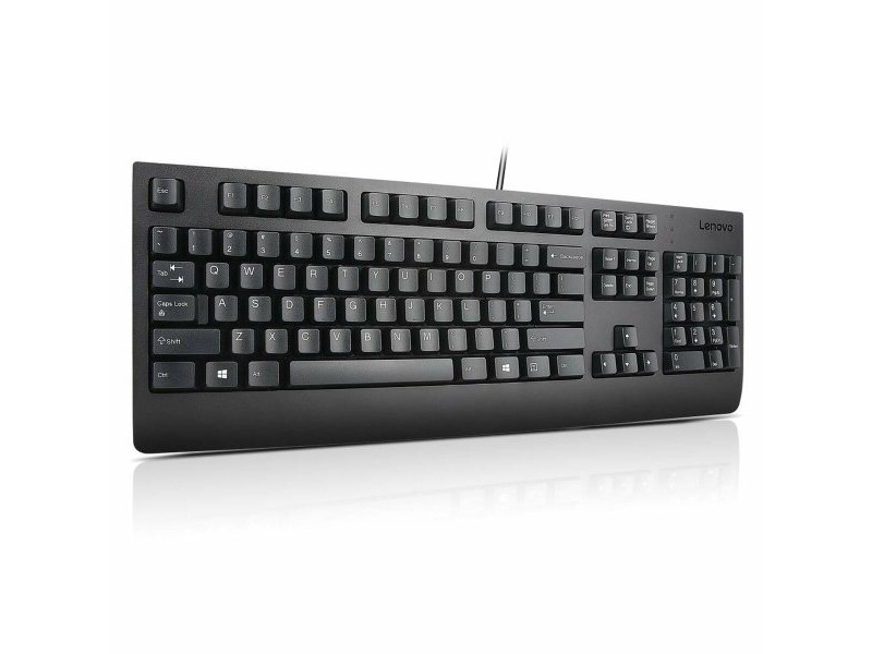 Клавиатура Lenovo 4X30M86918 Испанска Qwerty Черен