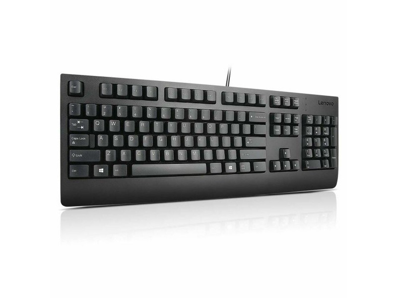 Клавиатура Lenovo 4X30M86918 Испанска Qwerty Черен
