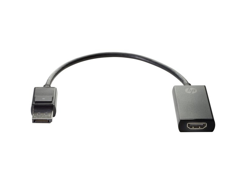 Адаптер за DisplayPort към HDMI HP 2JA63AA Черен