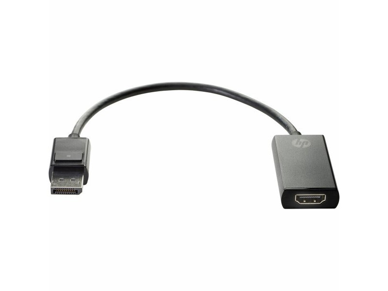 Адаптер за DisplayPort към HDMI HP 2JA63AA Черен