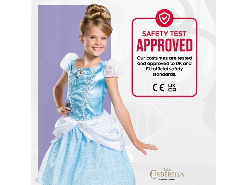 Маскировъчен костюм за деца Jakks Pacific Пепеляшка 5-6 години