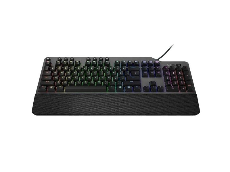 Клавиатура Lenovo Legion K500 Черен Сив Многоцветен QWERTZ