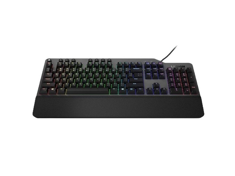 Клавиатура Lenovo Legion K500 Черен Сив Многоцветен QWERTZ