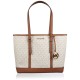 Дамска Чанта Michael Kors 35S0GTVT1V-VANILLA Бял 35 x 25 x 13 cm