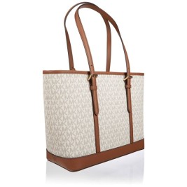 Дамска Чанта Michael Kors 35S0GTVT1V-VANILLA Бял 35 x 25 x 13 cm