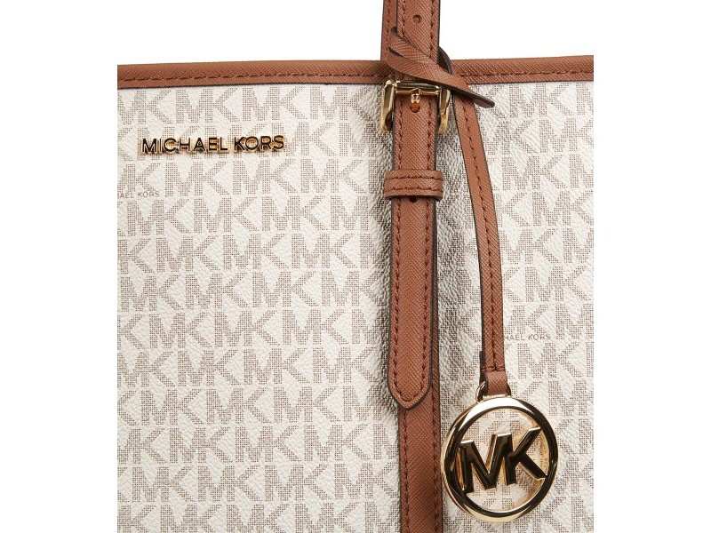Дамска Чанта Michael Kors 35S0GTVT1V-VANILLA Бял 35 x 25 x 13 cm