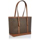 Дамска Чанта Michael Kors 35S0GTVT1V-BROWN Кафяв 35 x 25 x 13 cm