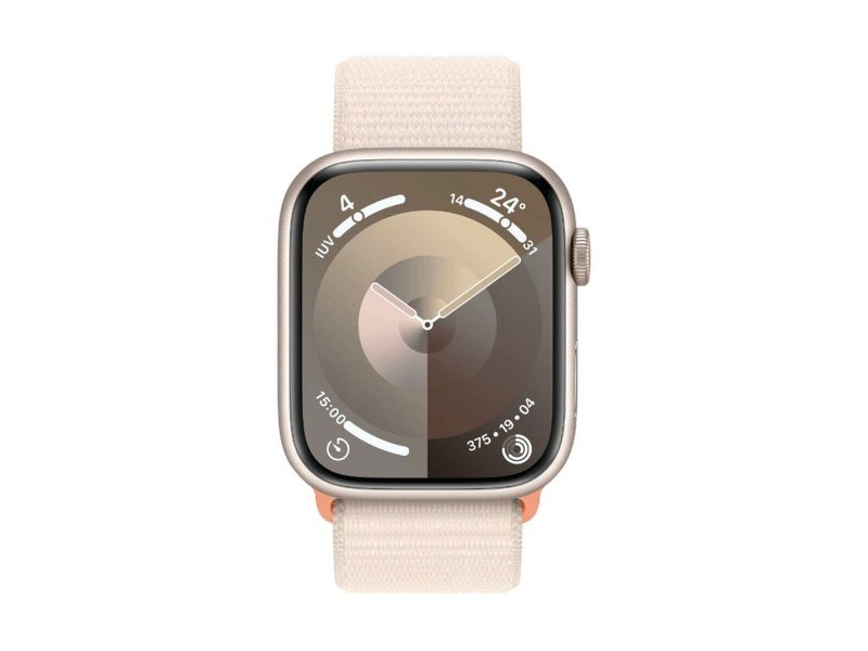 Смарт часовник Apple Series 9 GPS Бял 1,9