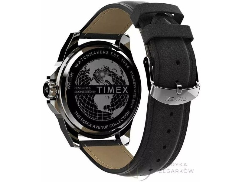 Мъжки часовник Timex ESSEX AVENUE Черен (Ø 44 mm)
