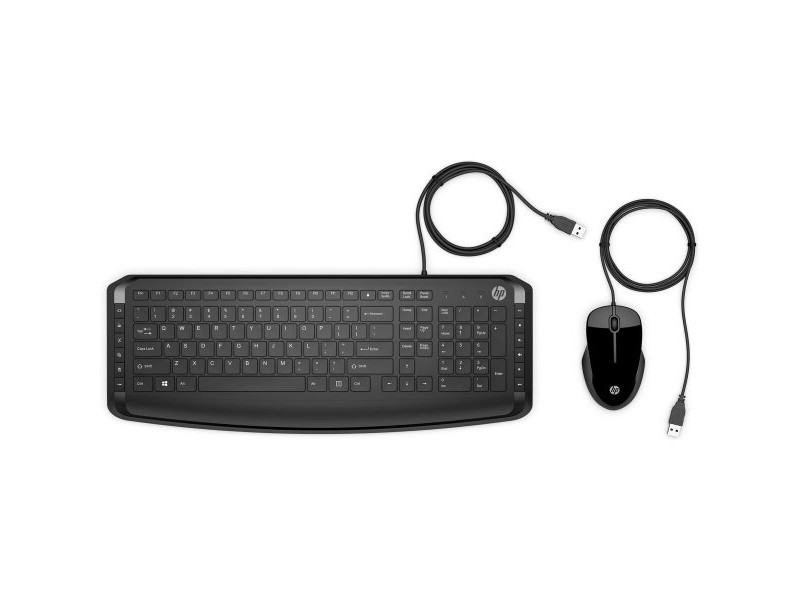 Клавиатура Hewlett Packard Teclado y ratón HP Pavilion 200 Черен