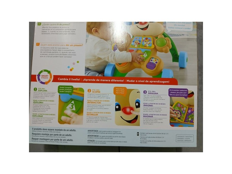 Проходилка с колела Fisher-Price Звук Светлини Куче Многоезичен