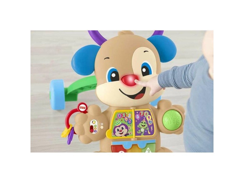 Проходилка с колела Fisher-Price Звук Светлини Куче Многоезичен