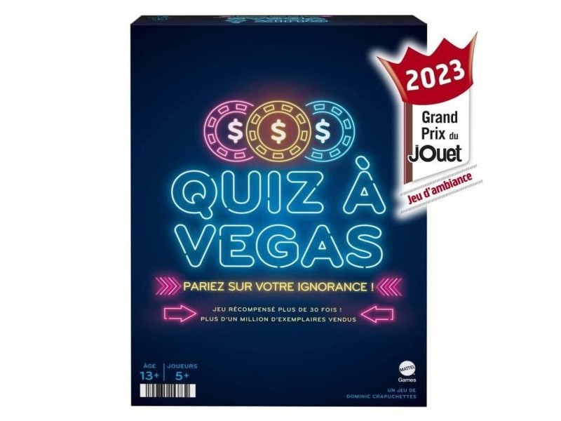 Набор от въпроси и отговори Mattel Quiz à Vegas (FR)