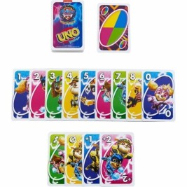 Настолна игра Mattel Uno Junior Paw Patrol