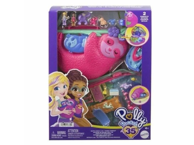 Playset Polly Pocket SAC SURPRISES PARESSEUX