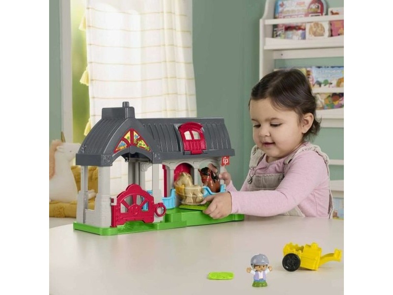 Playset Fisher-Price Happy Horses Stable 7 Части