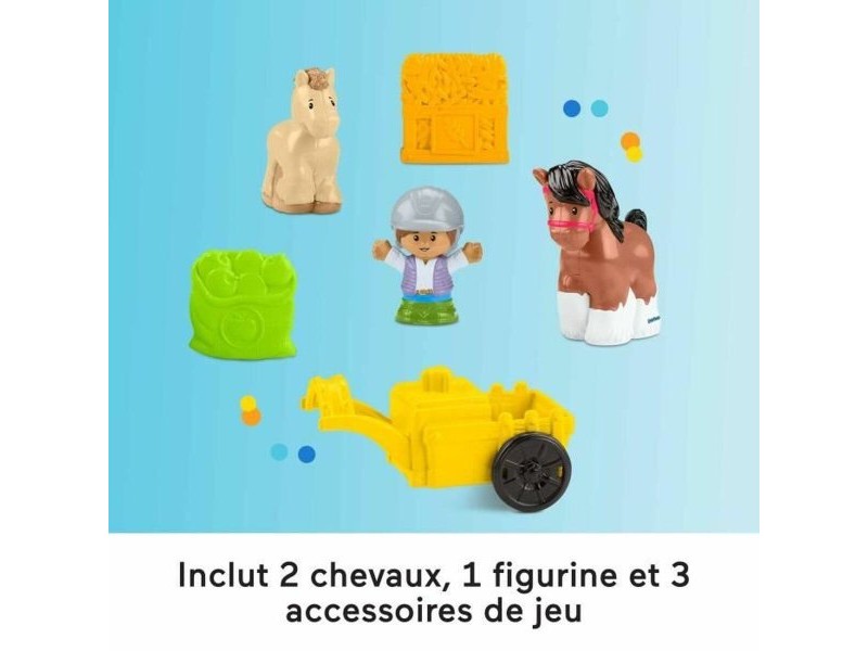 Playset Fisher-Price Happy Horses Stable 7 Части