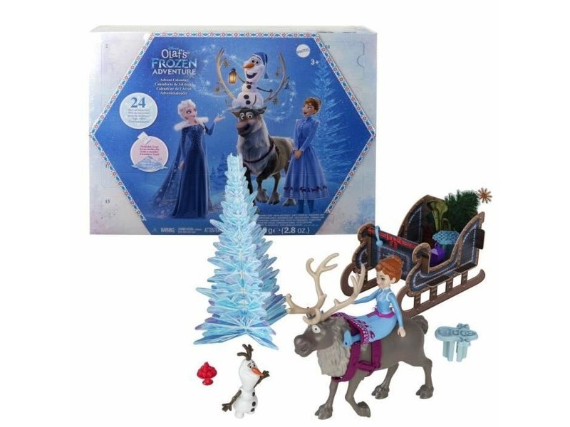 Коледен Календар Frozen HWX20 Пластмаса