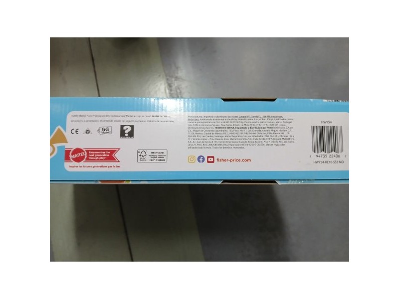 Подложка за игра Fisher-Price Kick and Play Пластмаса Дрънкалка Пиано ES