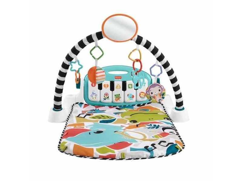 Подложка за игра Fisher-Price Kick and Play Пластмаса Дрънкалка Пиано ES