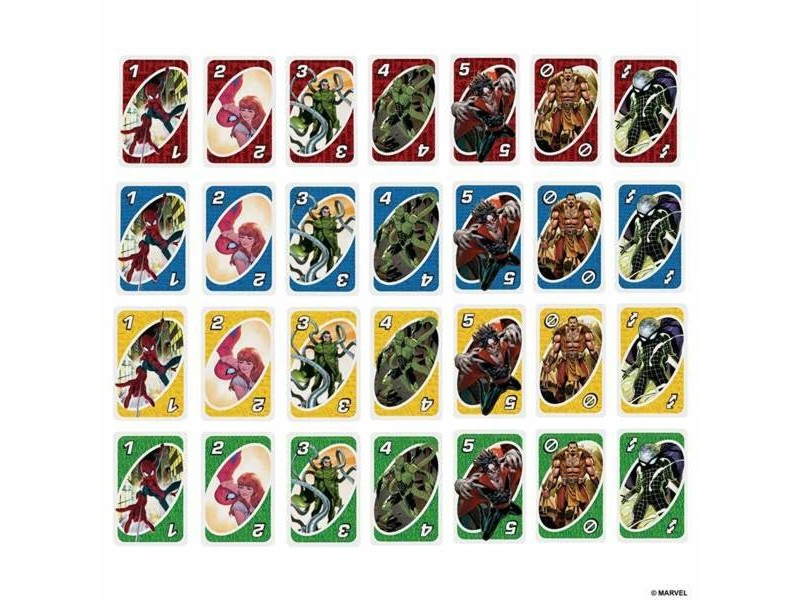 Еротични карти Mattel UNO Spiderman