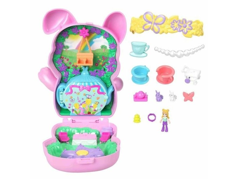 Playset Polly Pocket Tea Time Rabbit Box