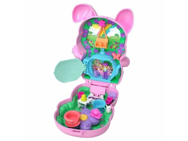 Playset Polly Pocket Tea Time Rabbit Box