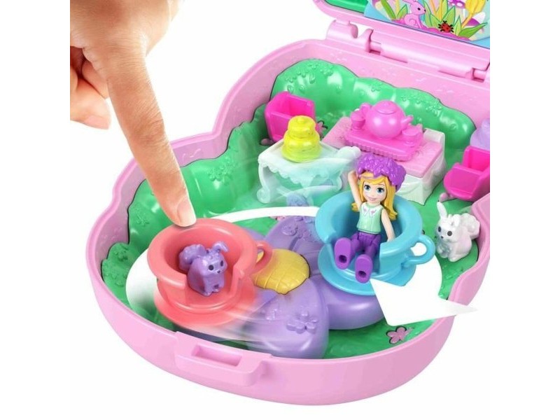 Playset Polly Pocket Tea Time Rabbit Box