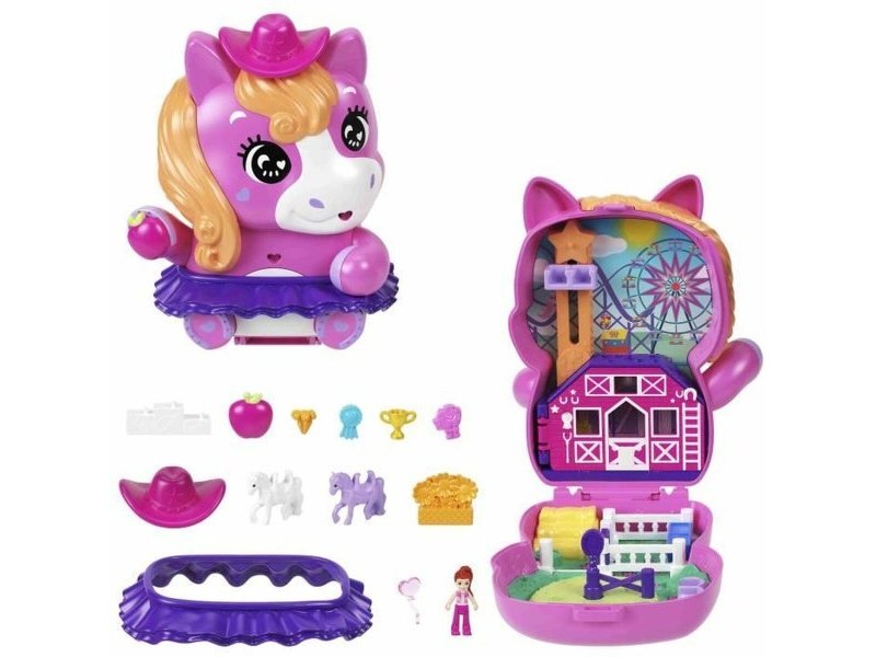 Playset Polly Pocket PONY RODEO BOX