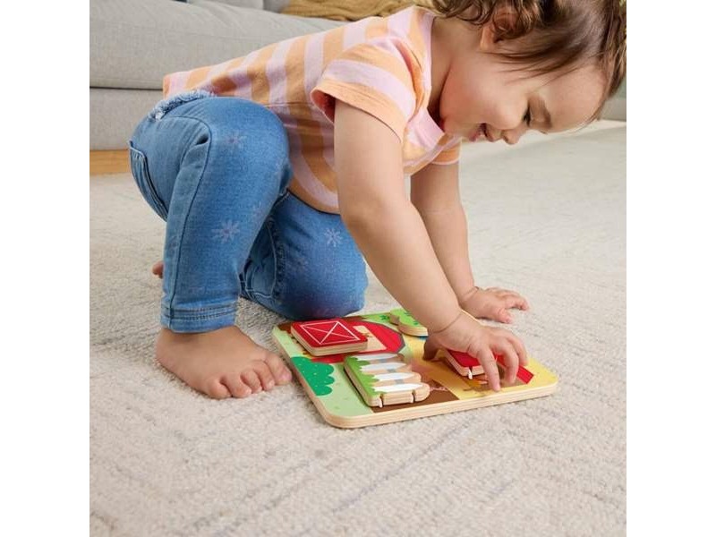 Бебешка играчка Mattel 20 x 20 x 1,91 cm Животни