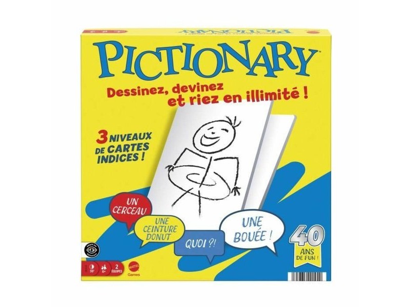 Настолна игра Mattel PICTIONARY