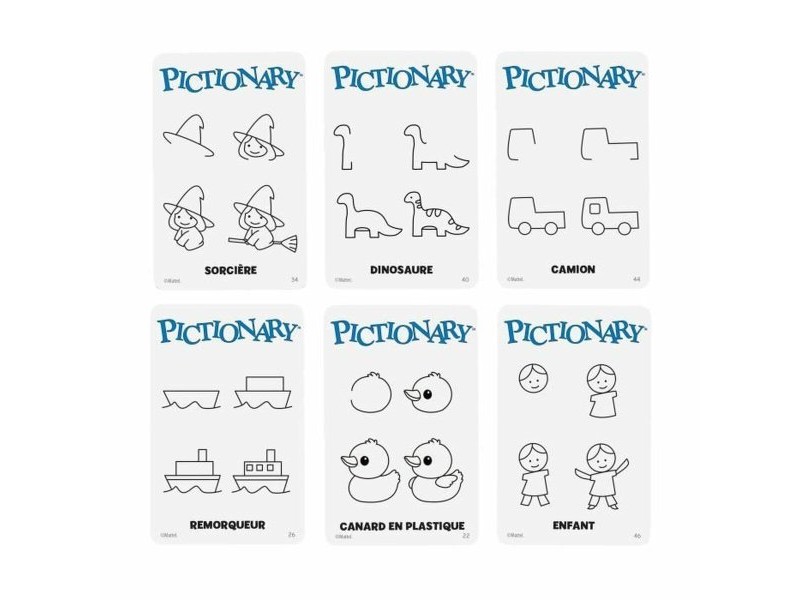 Настолна игра Mattel PICTIONARY