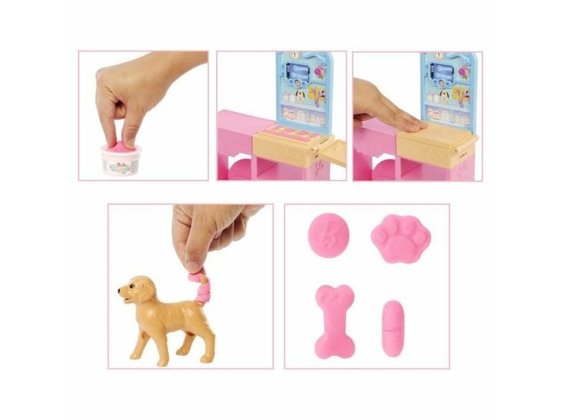 Playset Barbie Veterinarian Clinic 15 Части