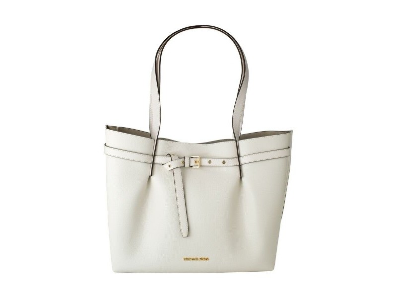 Дамска Чанта Michael Kors 35H0GU5T9T-OPTIC-WHITE Бял 34 x 28 x 15 cm